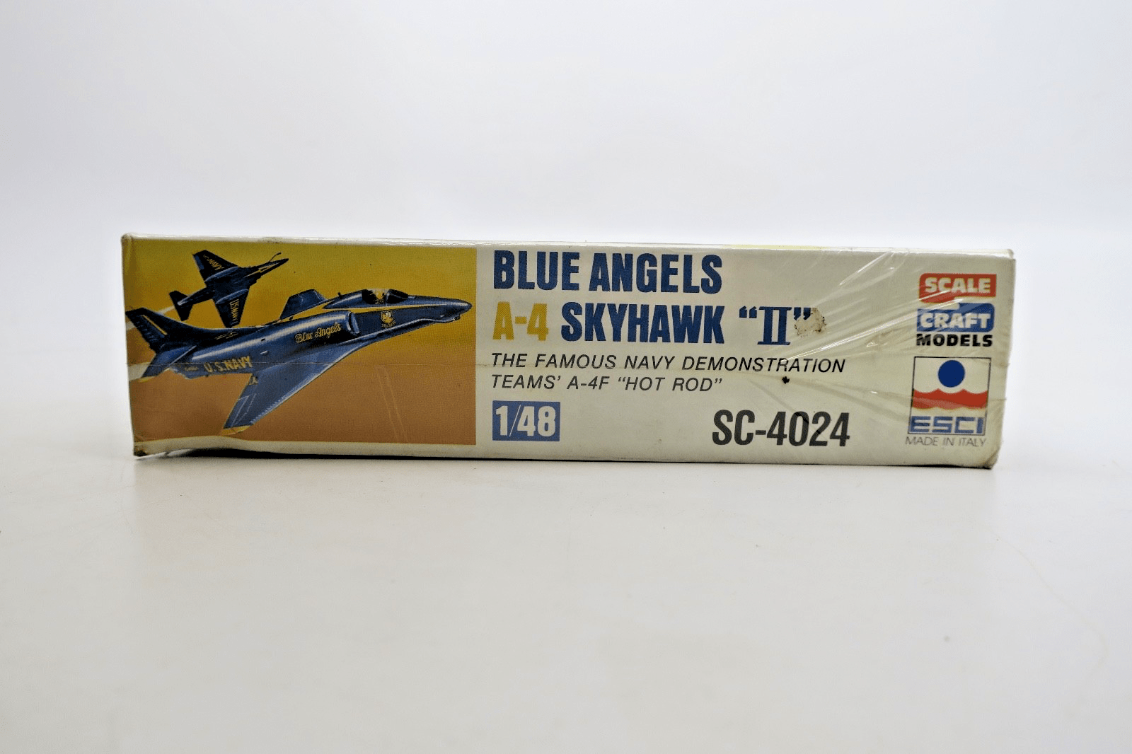 ESCI 1/48 Blue Angels A - 4 Skyhawk "II" Model Kit SC - 4024 - WISE GUYS HOBBIES LLC