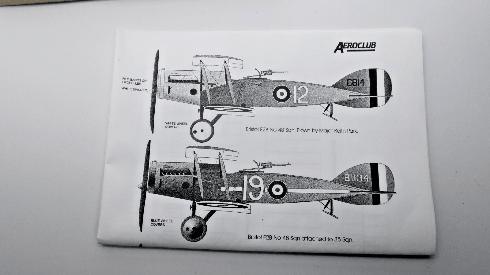 Aeroclub 1/48 Bristol F2b Fighter Model Kit - WISE GUYS HOBBIES LLC