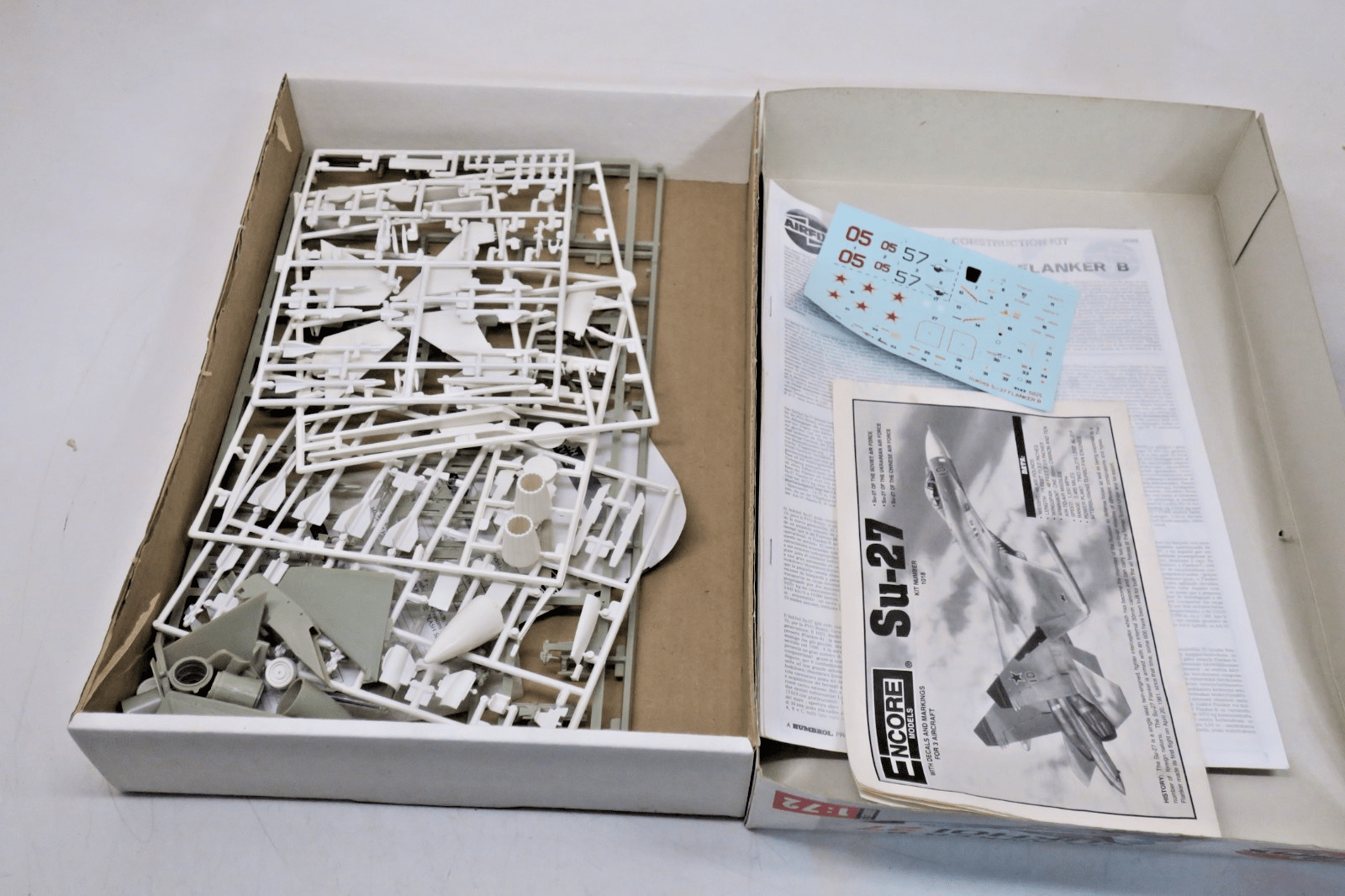 Airfix 1/72 Flanker B Sukhoi 27 Model Kit 05025 USED - WISE GUYS HOBBIES LLC