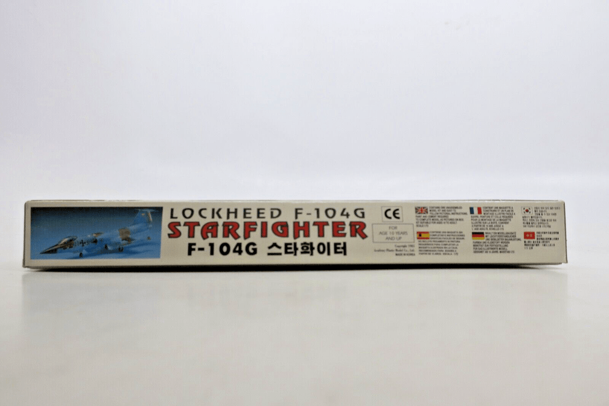 Academy 1/72 Lockheed F-104G Starfighter Model Kit 1619 - WISE GUYS HOBBIES LLC