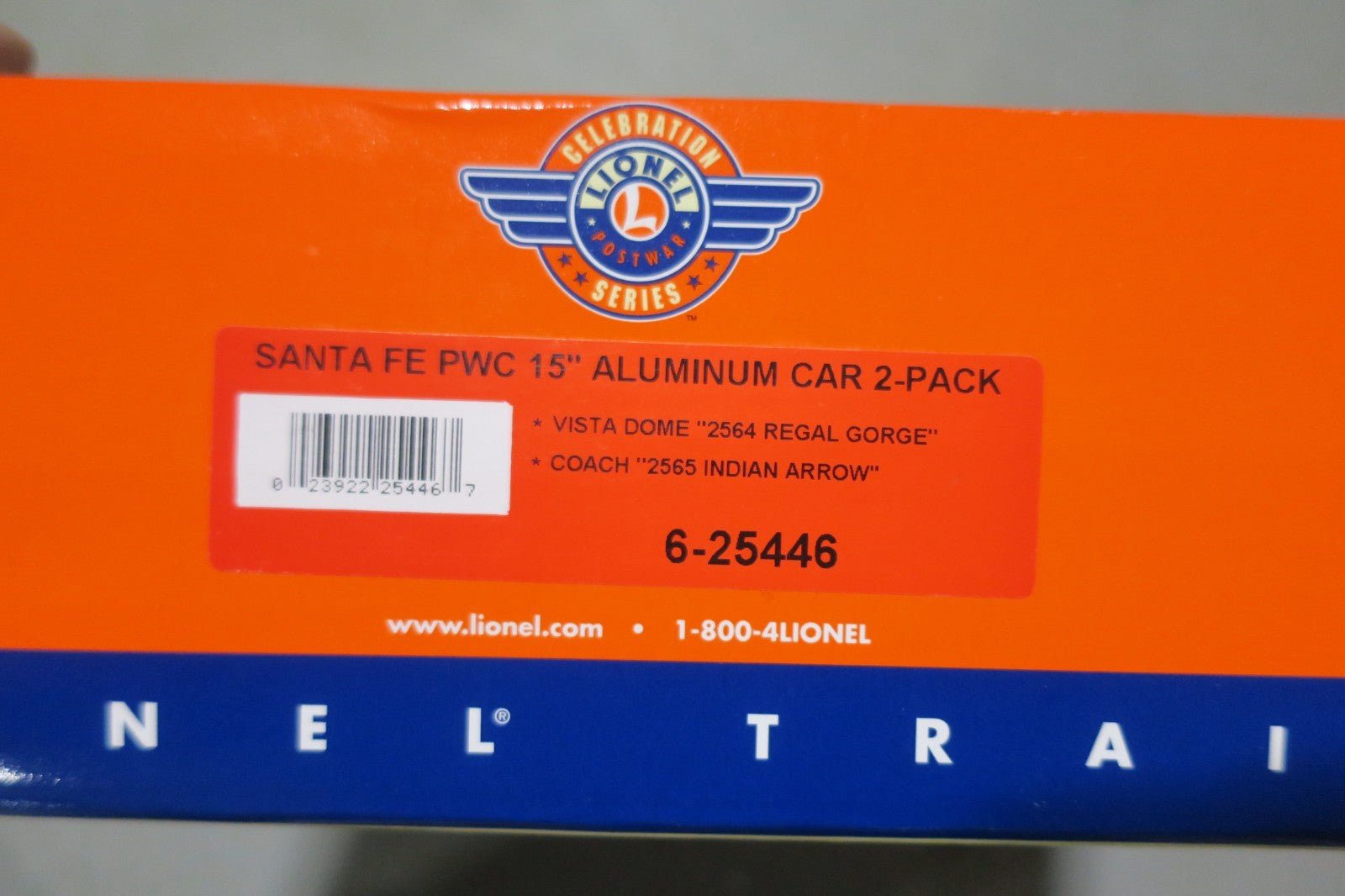 Lionel 6 - 25446 O Santa Fe Super Chief Passenger Cars (Pack of 2) - WISE GUYS HOBBIES LLC