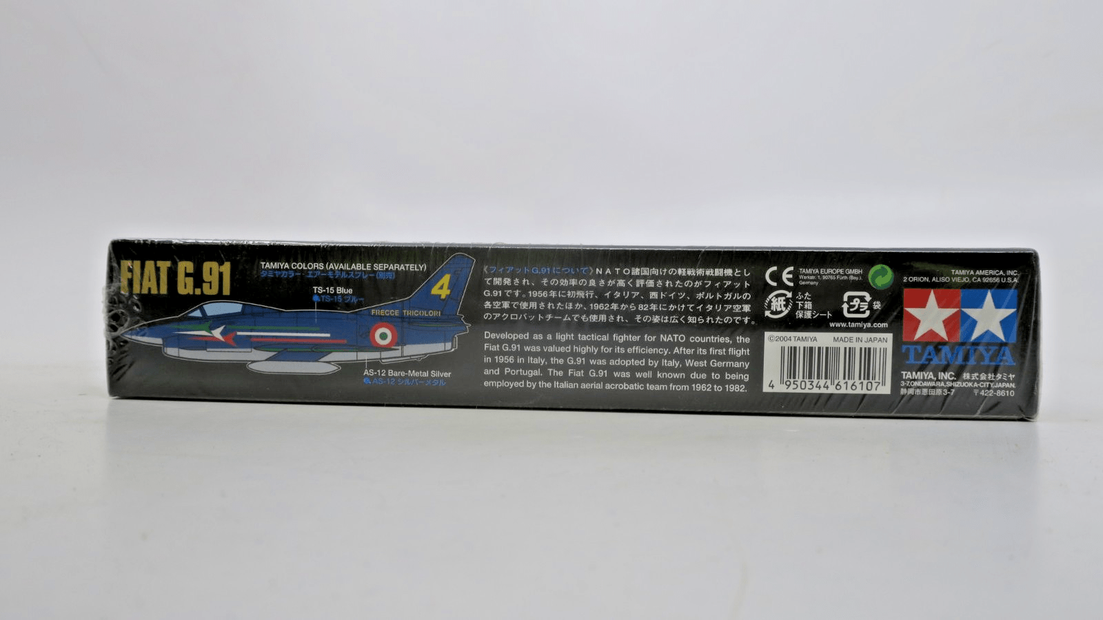 Tamiya 1/100 Fiat G.91/R1/R4 Model Kit 61610 - 500 SEALED - WISE GUYS HOBBIES LLC