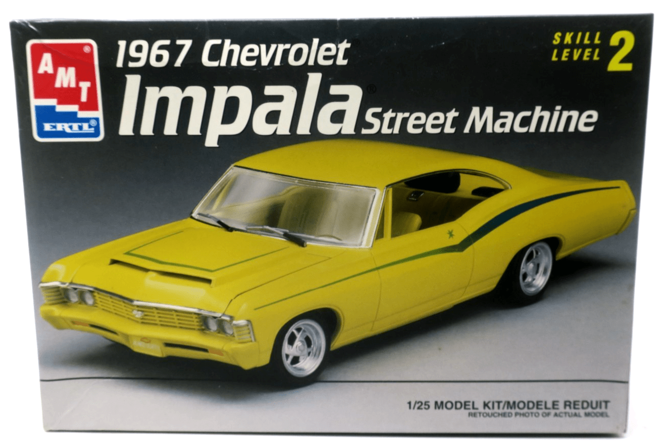 AMT 1/25 1967 Chevrolet Impala Street Machine Plastic Model Kit 8208 - WISE GUYS HOBBIES LLC