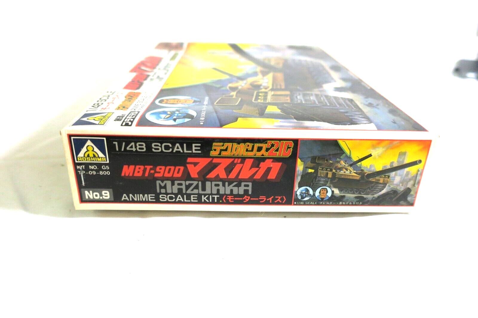 AOSHIMA 1/48 SCALE TECHNOPOLICE 21C NO. 8 MBT-90D MAZURKA TANK G5-TP-09-800 - WISE GUYS HOBBIES LLC