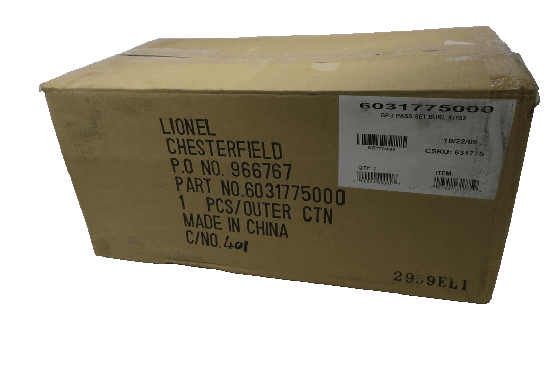 Lionel 1562 Burlington GP7 Passenger Set (Conv. LOCO 2328) 6 - 31775 - WISE GUYS HOBBIES LLC