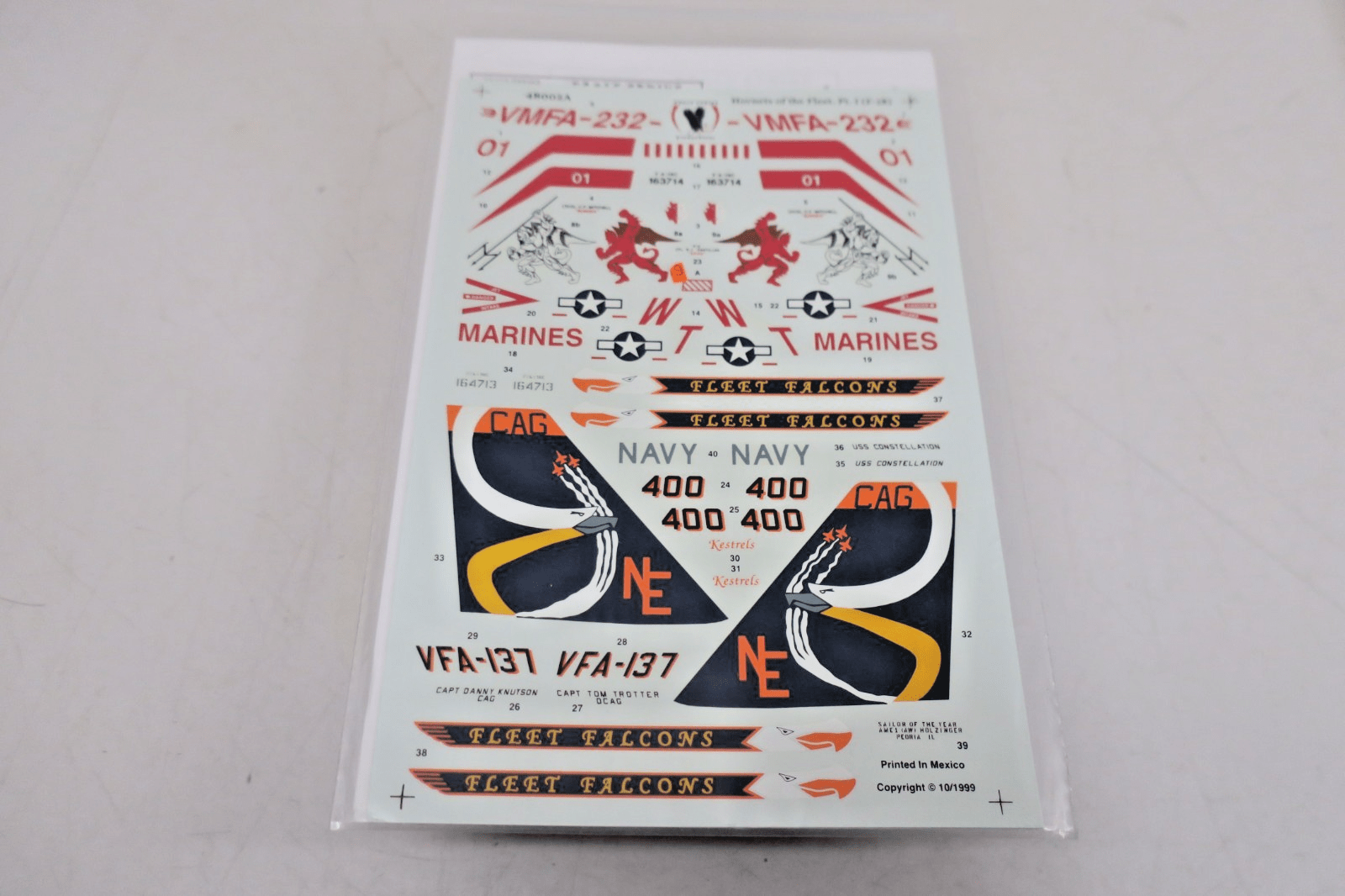 Eagle Strike 48002/72018 F/A - 18C Hornets of the Fleets Pt. I - WISE GUYS HOBBIES LLC