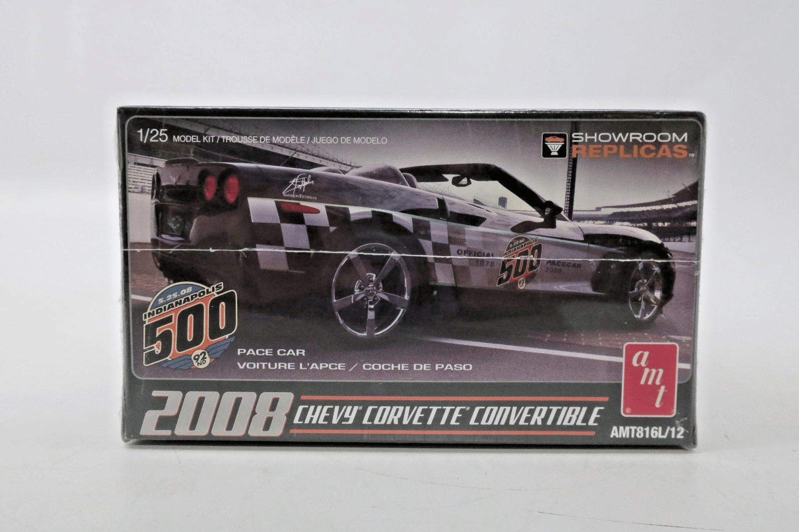 AMT 1/25 2008 Chevy Corvette Convertible Plastic Model Kit AMT816L/12 SEALED - WISE GUYS HOBBIES LLC