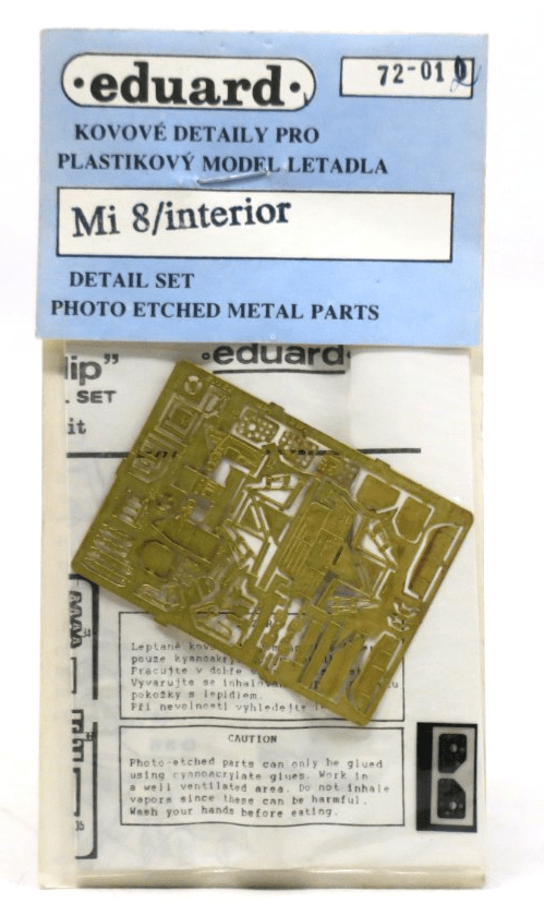 Eduard Photo Etch 1/72 Mi 8/interior Detail Set 72 - 010 - WISE GUYS HOBBIES LLC
