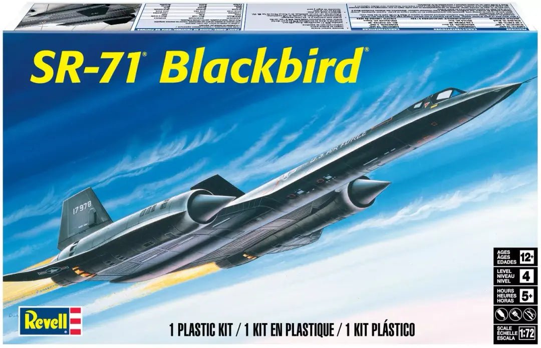 Revell 85-5810 1/73 SR-71 Blackbird Model Kit - WISE GUYS HOBBIES LLC