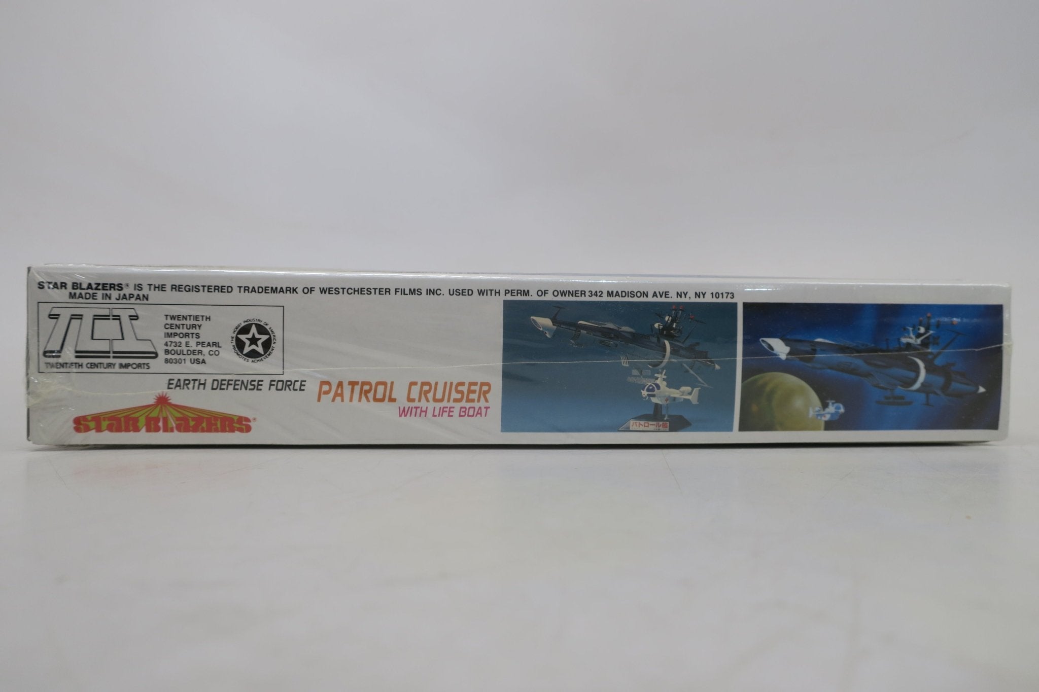 TCI Bandai Star Blazers 1/700 Earth Defense Force Patrol Cruiser Model Kit 36094 - WISE GUYS HOBBIES LLC