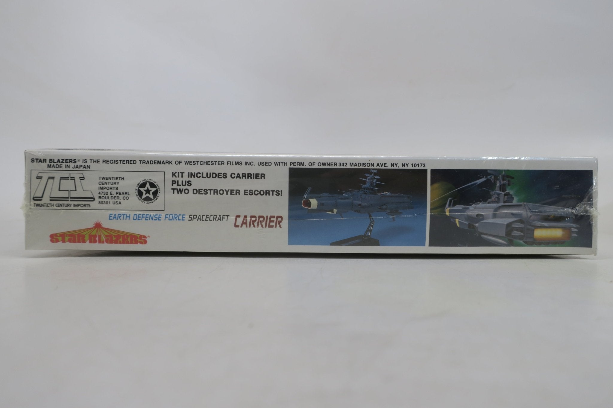 TCI Bandai Star Blazers 1/1200 Earth Defense Force Spacecraft Carrier Model Kit 36130 - WISE GUYS HOBBIES LLC