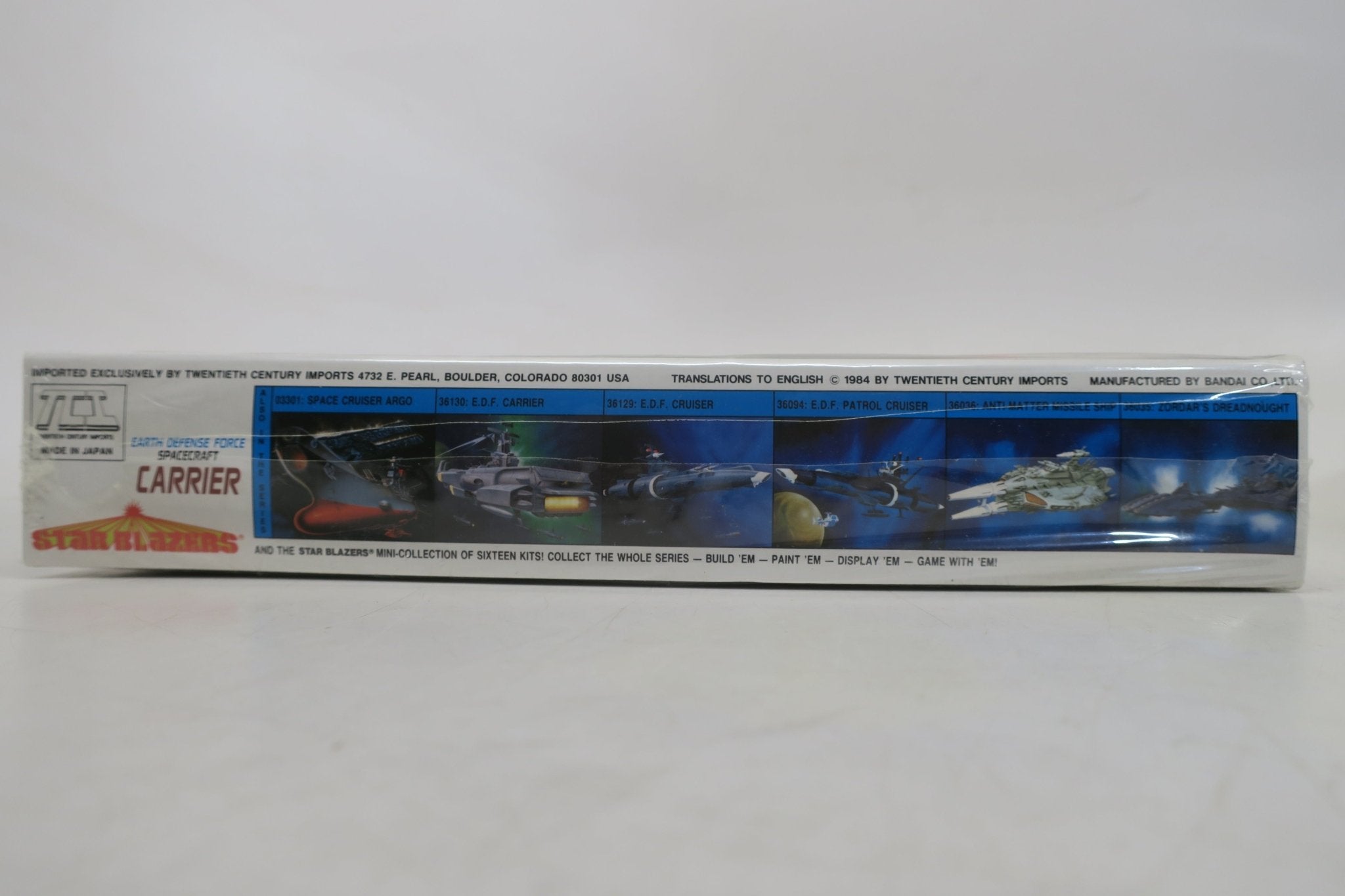 TCI Bandai Star Blazers 1/1200 Earth Defense Force Spacecraft Carrier Model Kit 36130 - WISE GUYS HOBBIES LLC