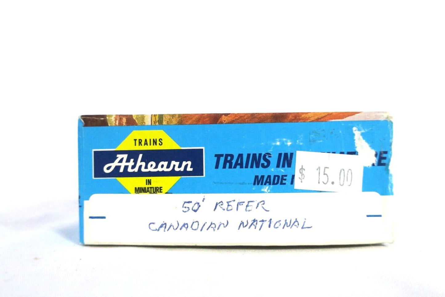 Athearn Bev-Bel 498-2 HO CN 50' mechanical Reefer kit 231169 White NIB