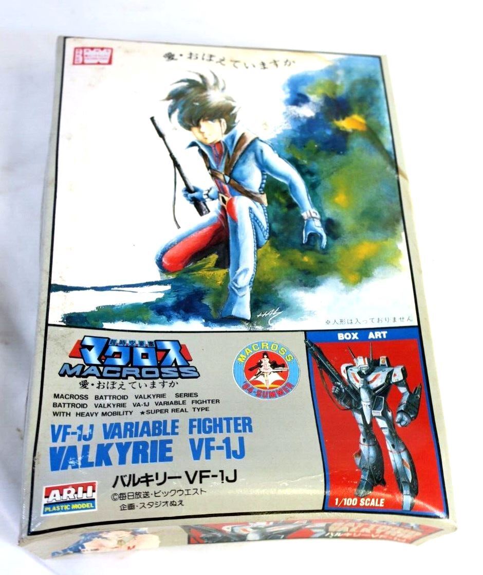 Arii Macross 1/100 VF-1J Valkyrie Variable Fighter 1/100 Model Kit E15 - WISE GUYS HOBBIES LLC