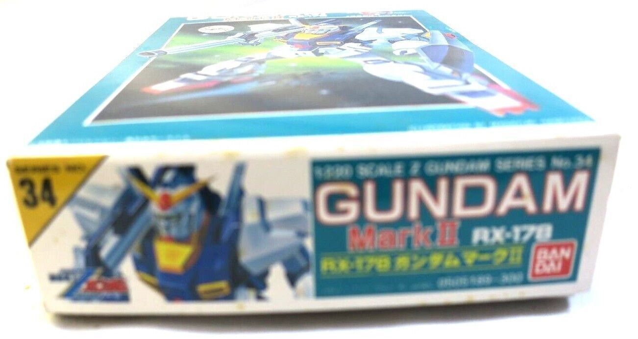 Bandai Z GUNDAM RX-178 MARK II Vintage Plastic Model 1/220 Scale Kit Japan A13