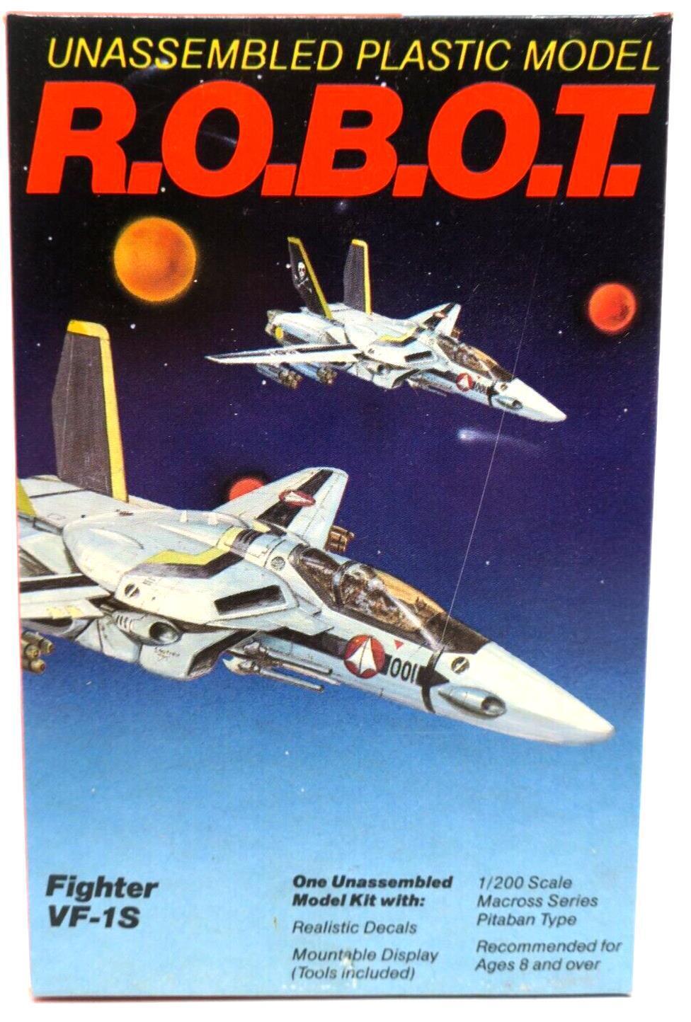 Testors Robots Macross 1/200 Fighter VF-1S 0022 Model Kit Used in Battletech