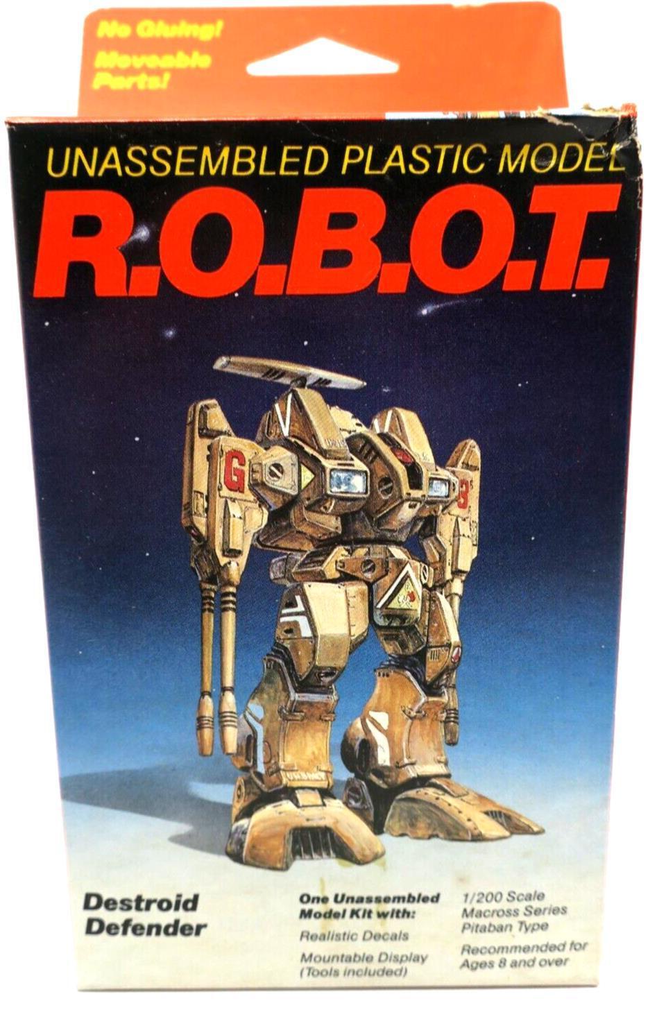 Testors Robots Macross 1/200 Destroid Defender 0005 Model Kit Used in Battletech