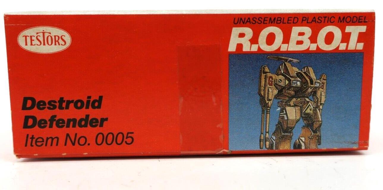Testors Robots Macross 1/200 Destroid Defender 0005 Model Kit Used in Battletech