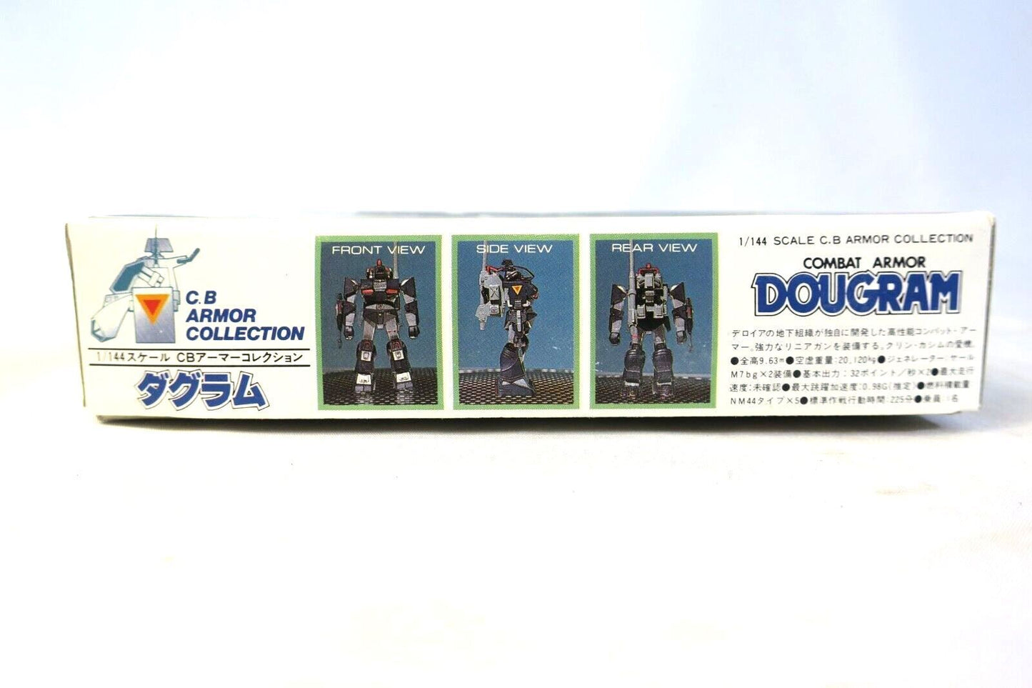 COMBAT ARMOR DOUGRAM JAKT TYPE DISPLAY MODEL KIT NITTO KAGAKU 1/144 SCALE (H)