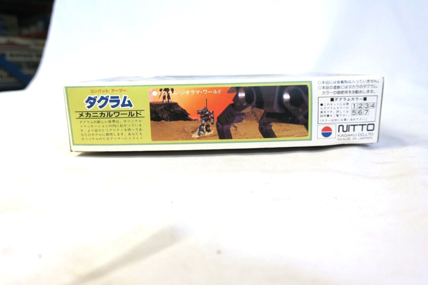 COMBAT ARMOR DOUGRAM JAKT TYPE DISPLAY MODEL KIT NITTO KAGAKU 1/144 SCALE (H)