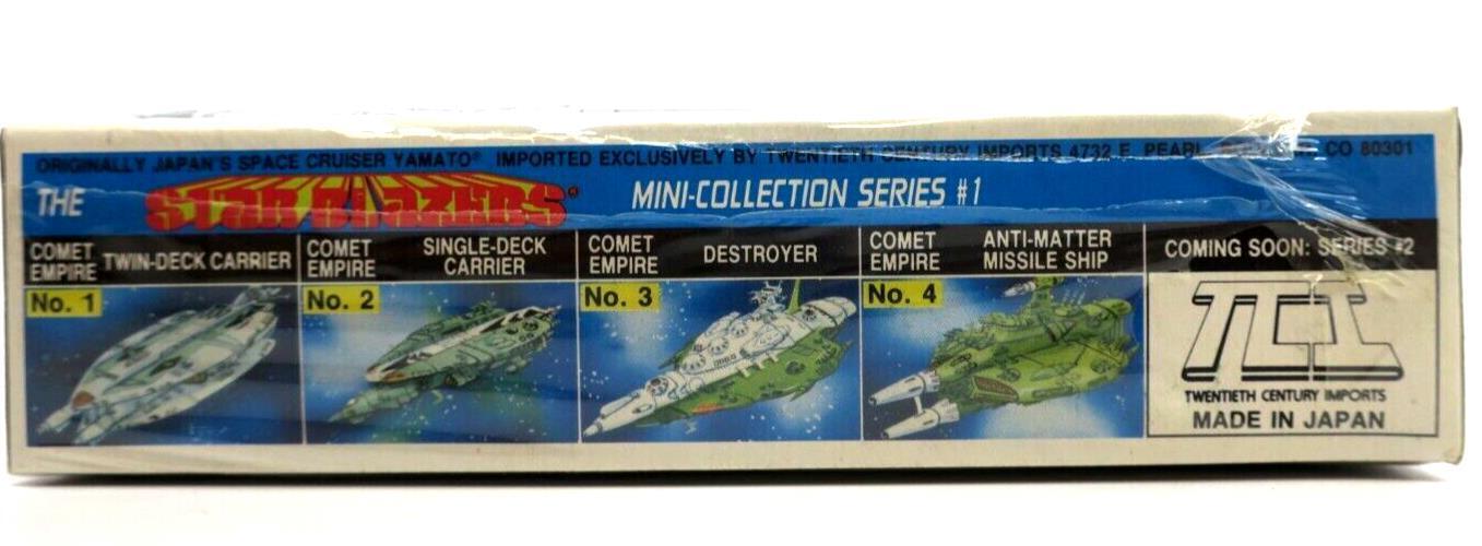 SEALED TCI Star Blazers Comet Empire Twin-Deck Carrier #1 36047 Mini Kit