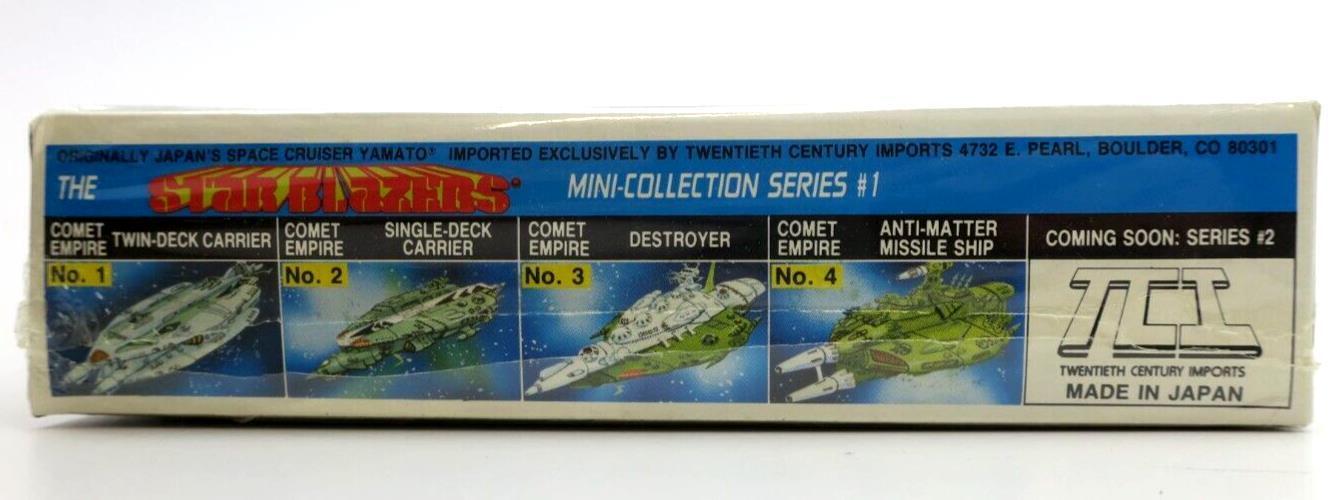 SEALED TCI Star Blazers Comet Empire Battleship #6 360989 Mini Kit