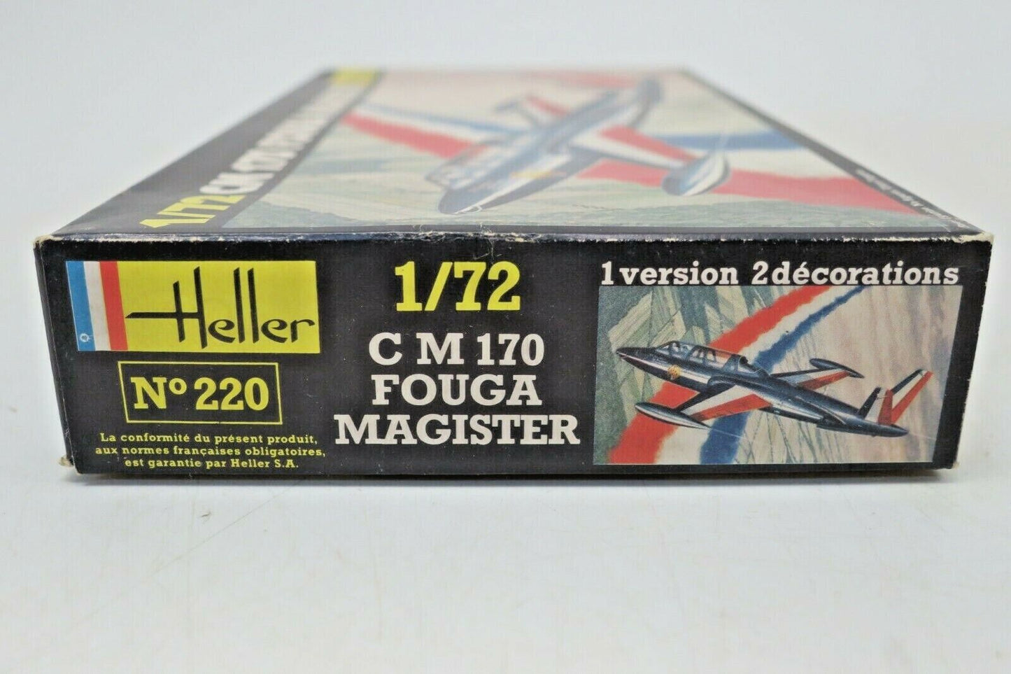 Heller CM 170 Fouga Magister Airplane Model New in Box 1/72 kit France
