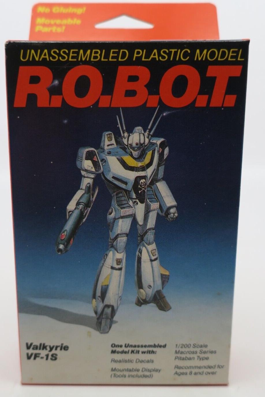 Testors Robots Macross 1/200 Valkyrie VF-1S 0009 Model Kit Used in Battletech