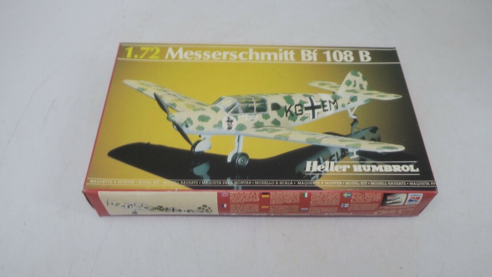 NOS PLASTIC MODEL KIT HELLER PLANE 1/72 SCALE MESSERSCHMITT BF 108B TAIFUN - WISE GUYS HOBBIES LLC