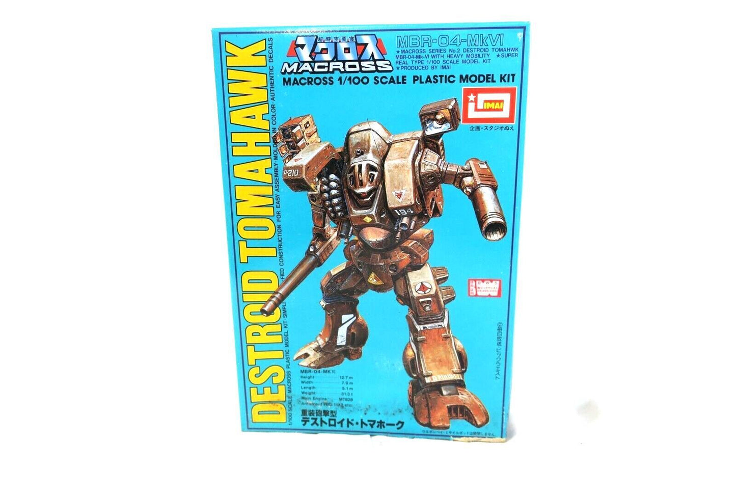 Imai Macross Destroid Tomahawk 1/100 Scale Model Kit 1985 (D11)