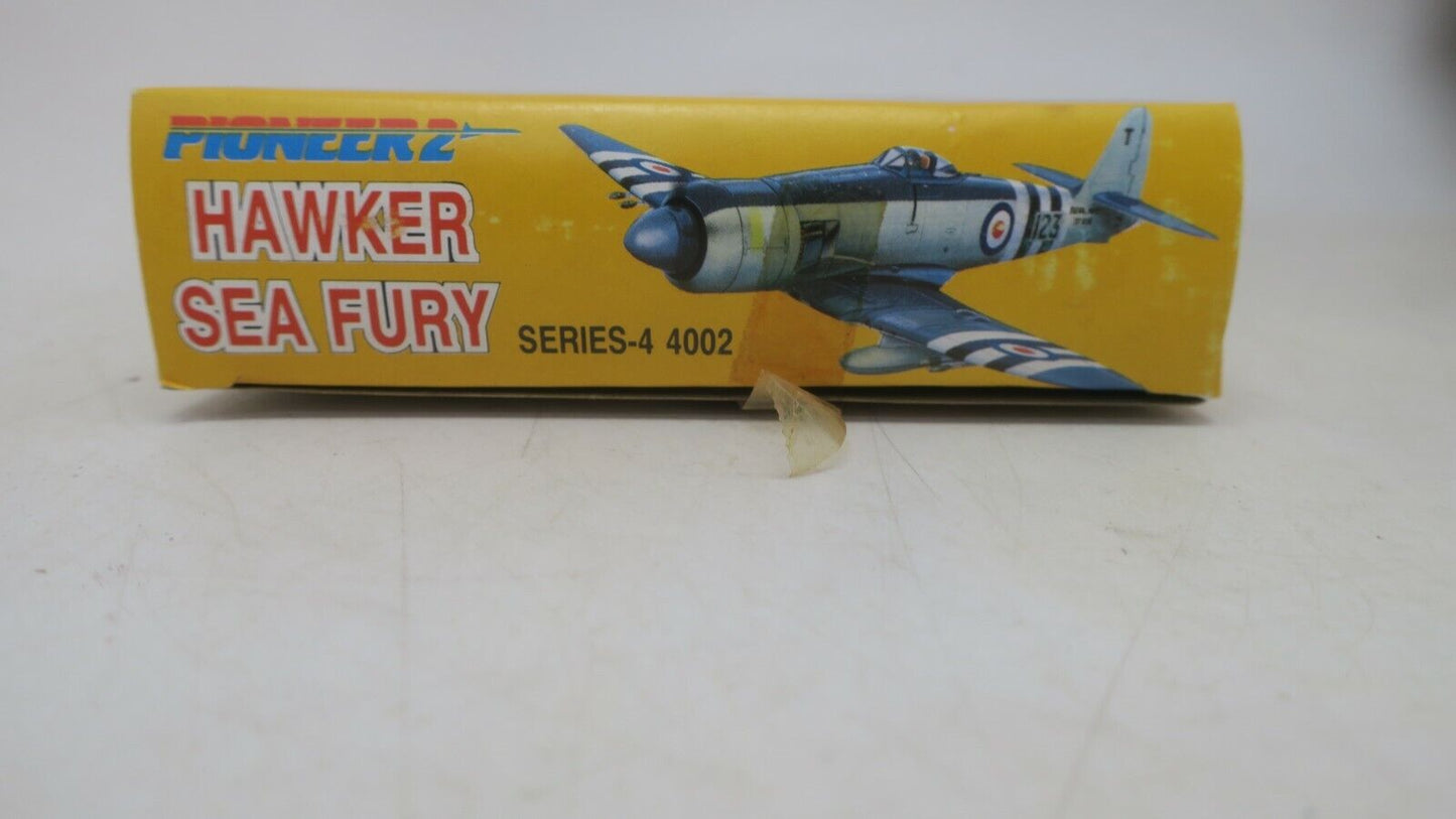 VTG 1988 PIONEER2 1/72 MODEL KIT COMPLETE SEALED PARTS BAG HAWKER SEA FURY #4002