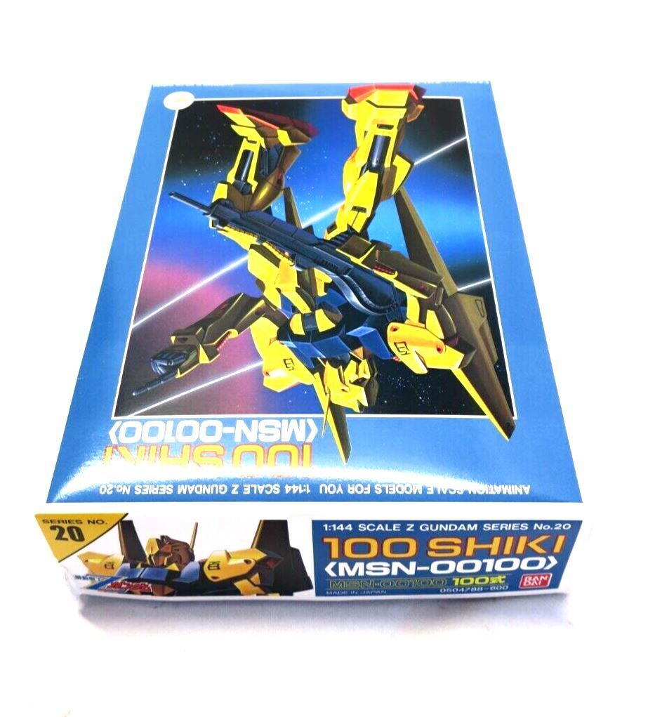 Bandai Z Gundam Series No. 20 100 Shiki MSN-00100 1/144 Vintage Model Kit