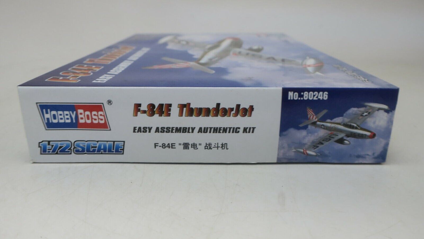 HOBBY BOSS F-84E THUNDER JET PLASTIC MODEL AIRPLANE KIT 1/72 NEW