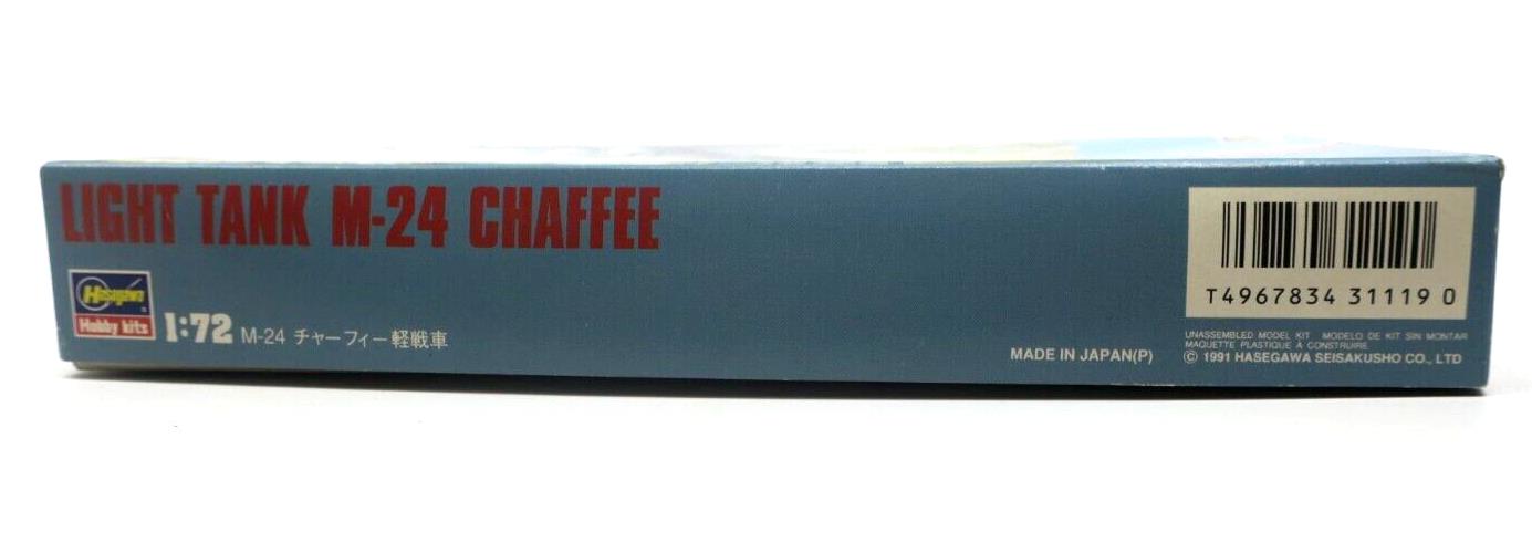Hasegawa 1/72 Light Tank M-24 Chaffe MT19-500 31119 Model Kit