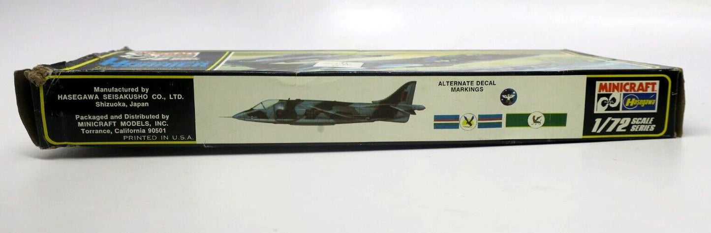 Hasegawa 1/72 Hawker-Siddeley Harrier No. 28 Model Kit