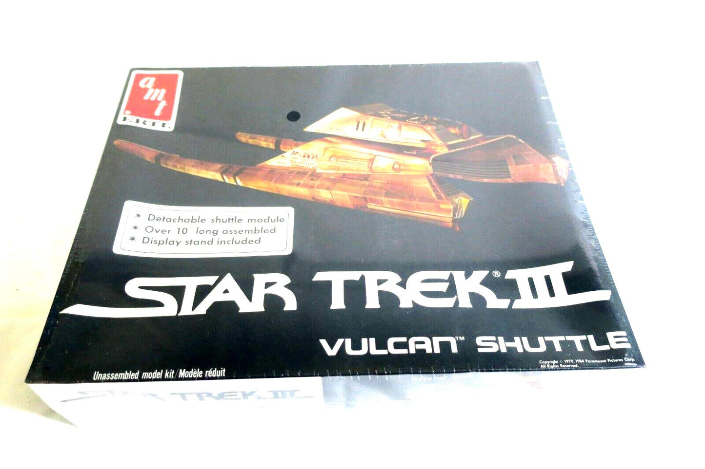 AMT ERTL Star Trek III Vulcan Shuttle Plastic Model Kit (C6)