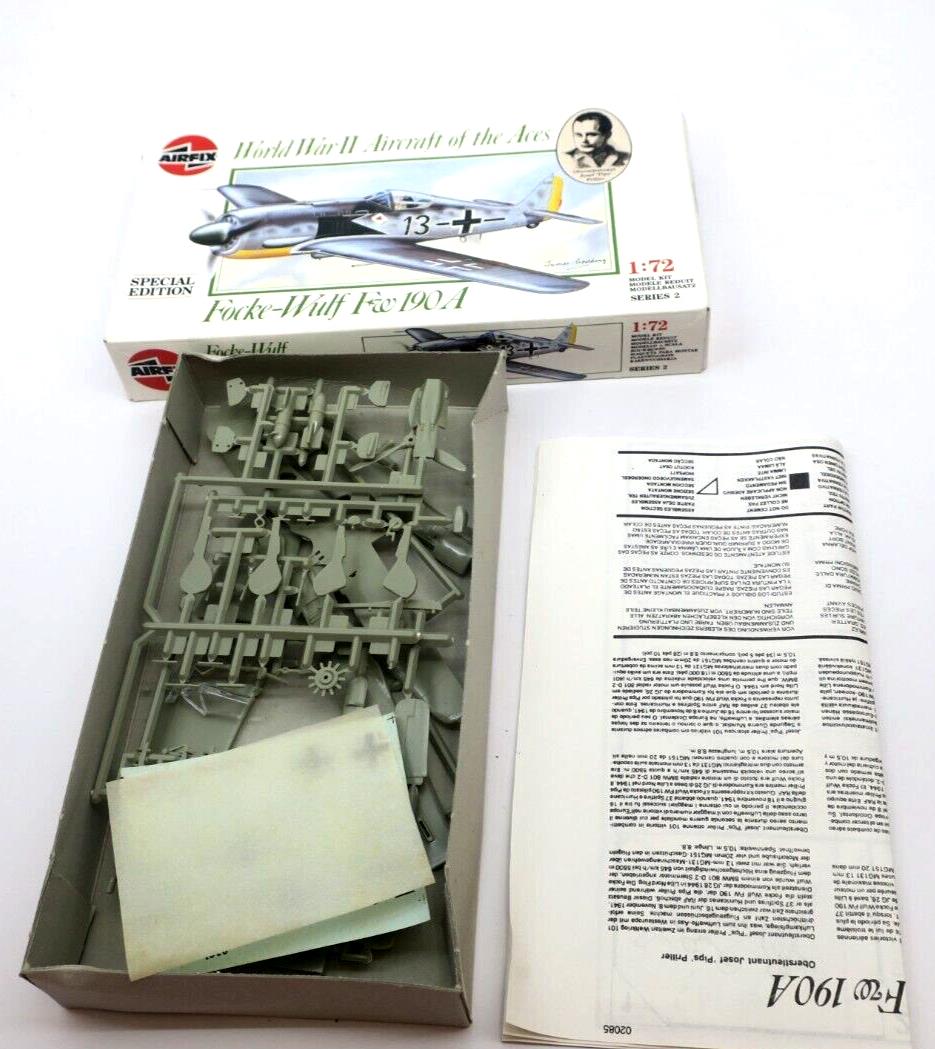 Airfix World War II Aircraft of the Aces 1/72 Focke-Wulf Fw190A 2085 Model Kit