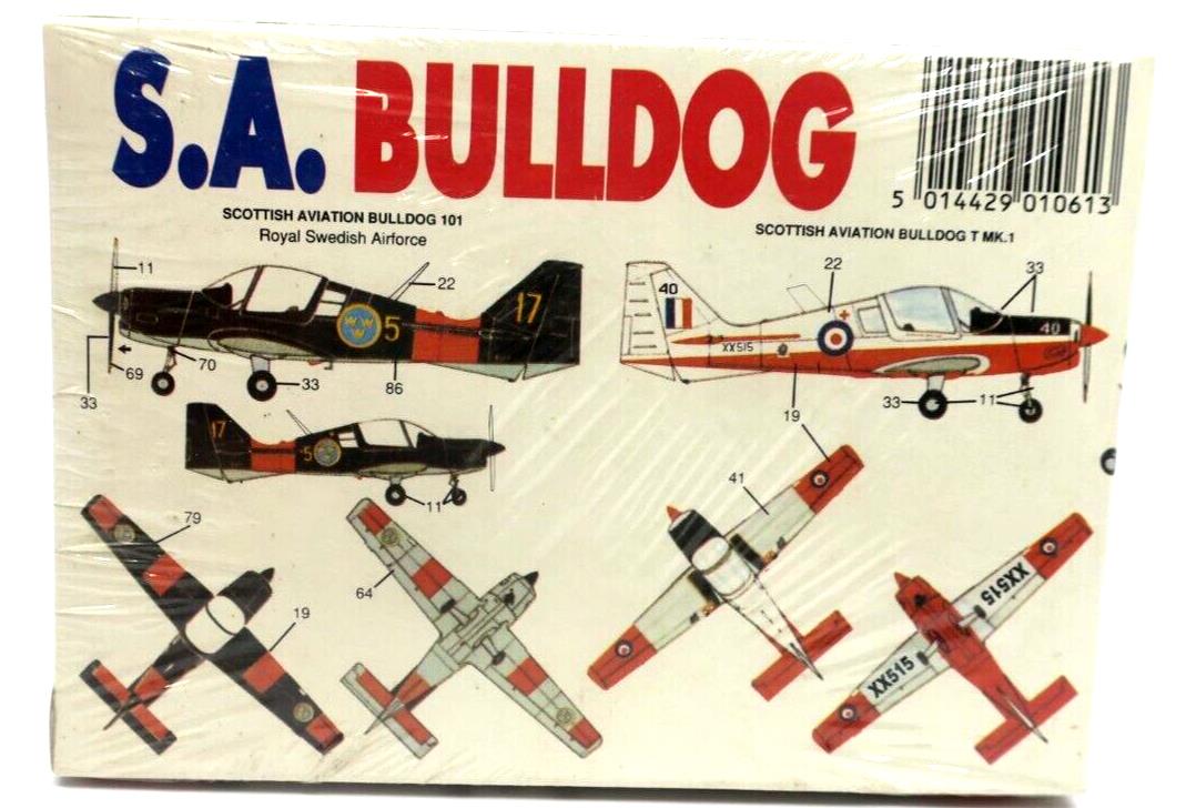 Sealed Airfix 1/72 S.A. Bulldog 01061 Model Kit