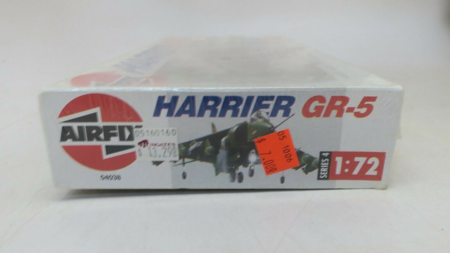 1/72 Airfix Harrier GR-5 RAF VTOL Jump Jet Fighter Plastic Model Kit 04038