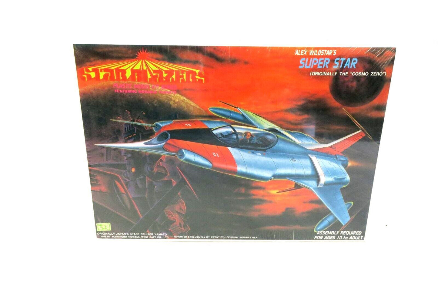 TCI 1985 Star Blazers Alex Wild Star's Super Star Ship MIB 36132 Model Kit E2