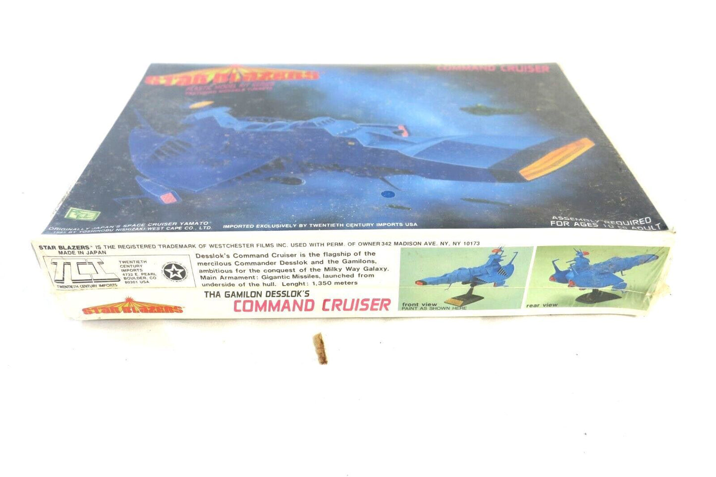 Star Blazers The Gamilon Desslok's Command Cruiser 1/6000 TCI Model Kit 36150 E2