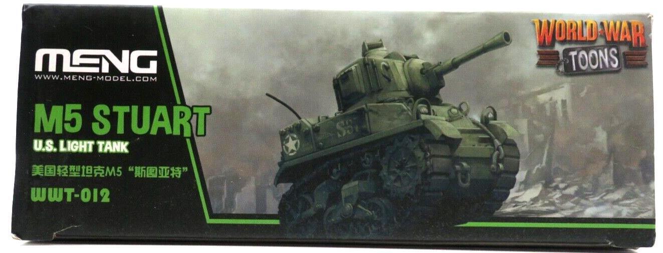 MENG World War Toons U.S. Light Tank M5 Stuart Model Kit WWT-012