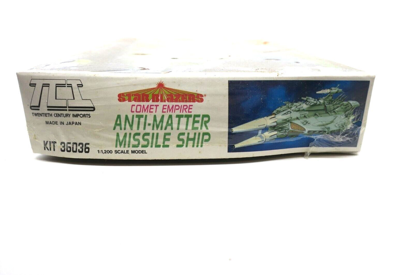 TCI Star Blazers Comet Empire Anti-Matter Missile Ship 36036 Model Kit F2