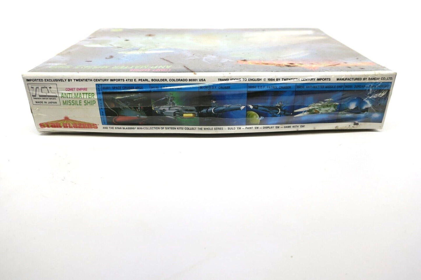 TCI Star Blazers Comet Empire Anti-Matter Missile Ship 36036 Model Kit F2
