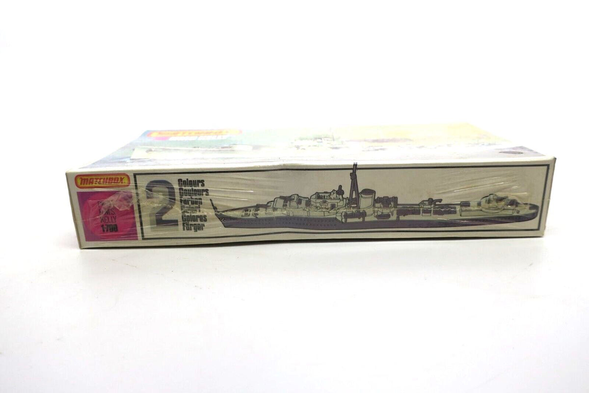 Vintage 1980 Matchbox PK-64 HMS Kelly Model Kit G2 - WISE GUYS HOBBIES LLC