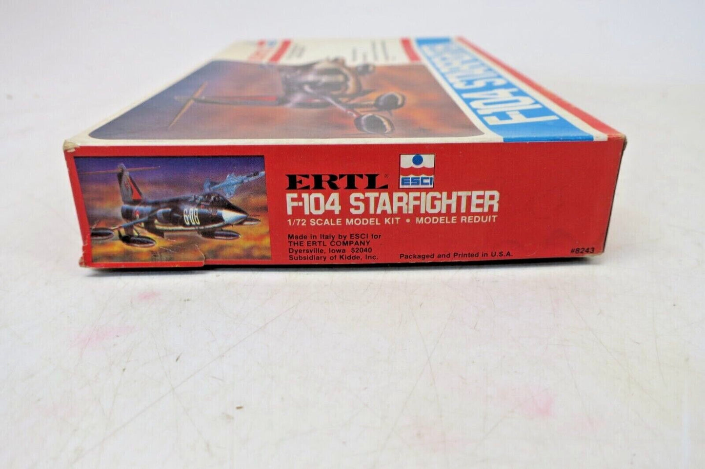 VINTAGE ERTL ESCI F-104 STARFIGHTER 1:72 MODEL KIT # 8243