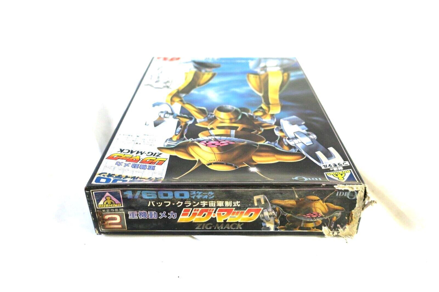 Aoshima VINTAGE 1981 Ideon Zig Mack Plastic Model Kit Robot 1/600 Model Kit E4