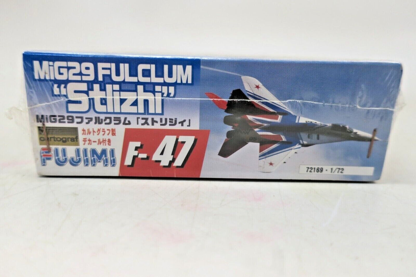 FUJIMI MIG 29 FULCLUM "STLIZHI" 1:72 SCALE PLASTIC MODEL KIT 72169