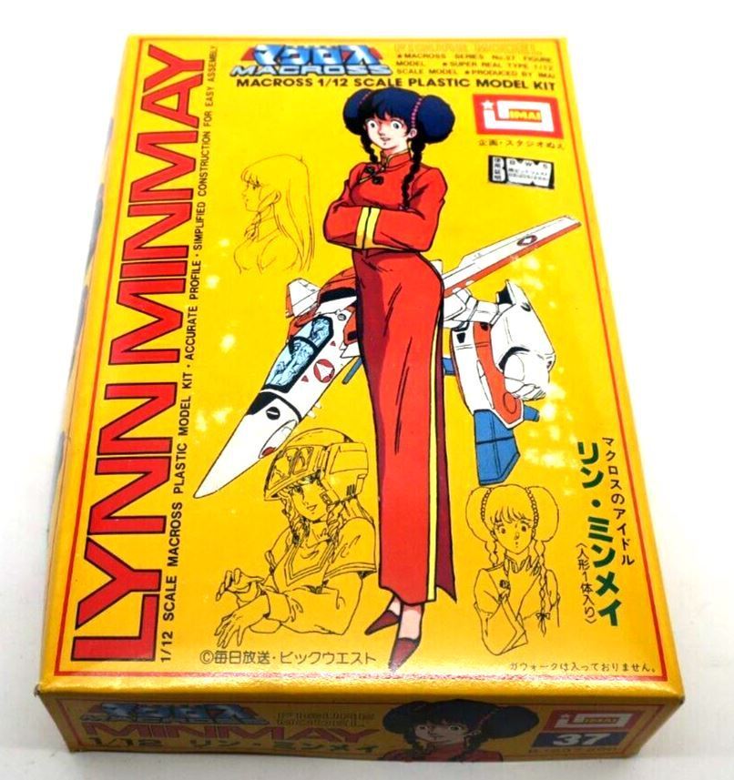 IMAI 1983 1/12 Macross Lynn Minmay Model Kit B-1237 D15 - WISE GUYS HOBBIES LLC