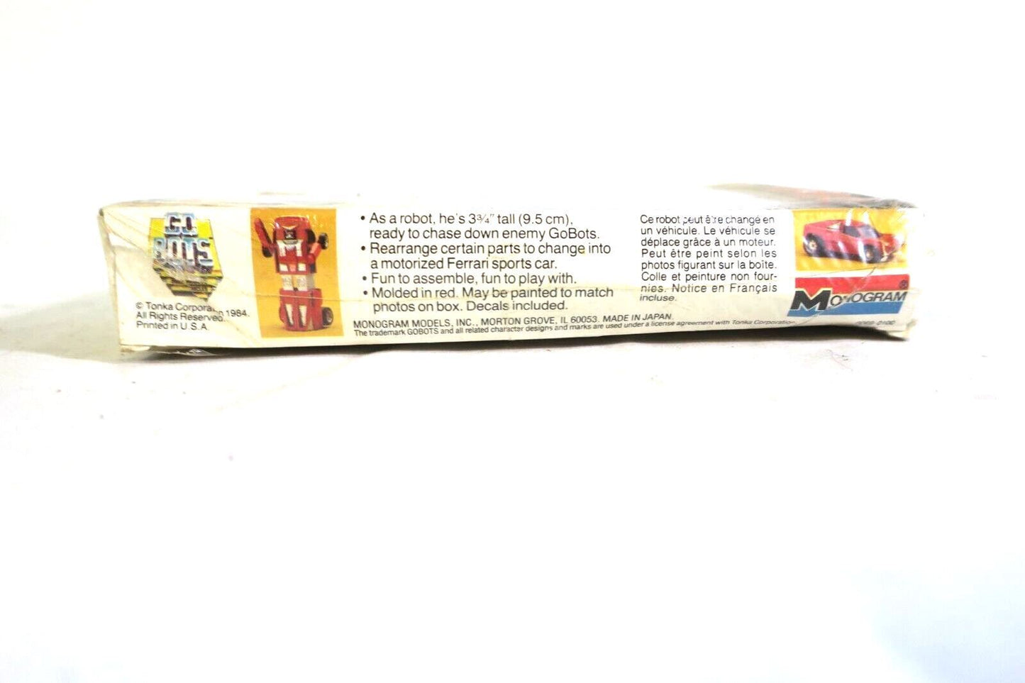 Rare Vintage GO Bots Turbo Convertible Model Kit 1984 Monogram 6069 Sealed (A7)